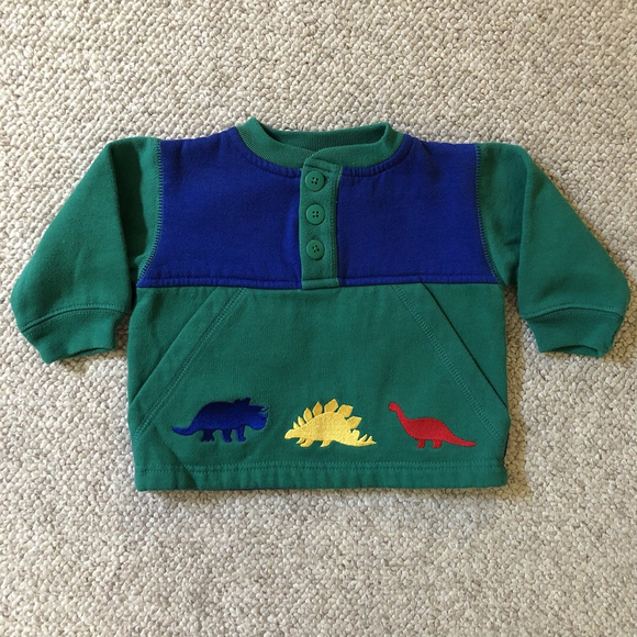 Rare Vintage Nordstrom Baby N Dinosaur Sweatshirt - Picture 1 of 9
